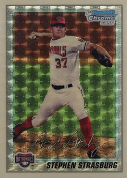 Image result for 2010 bowman stephen strasburg