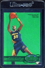 1997-98-metal-universe-precious-metal-gems-emerald-98-reggie-miller