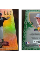 1998-leaf-rookies-and-stars-crusade-update-green-105-travis-lee