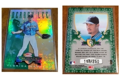 1998-leaf-rookies-and-stars-crusade-update-green-122-derrek-lee