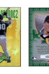 1998-leaf-rookies-and-stars-crusade-update-green-replacement-130-magglio-ordonez