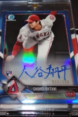 2018-bowman-chrome-rookie-autographs-blue-refractor-kanji-craso-shohei-ohtani