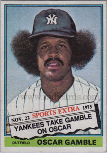 Oscar Gamble 1976 Topps Traded #74T