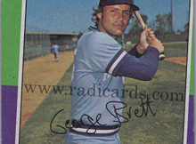 George Brett 1975 Topps #228: A Lesson in Survival