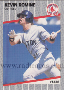 Kevin Romine 1989 Fleer #98A