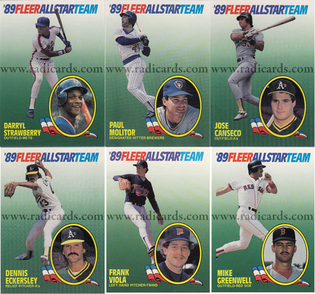 1989 Fleer Baseball 660 Card Hand Collated Set 