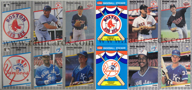 1989 Fleer Baseball Box Bottoms