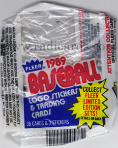 1989 Fleer Baseball Cello