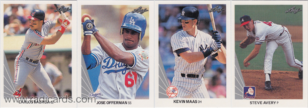 1990 Leaf S2 Baseball Cards