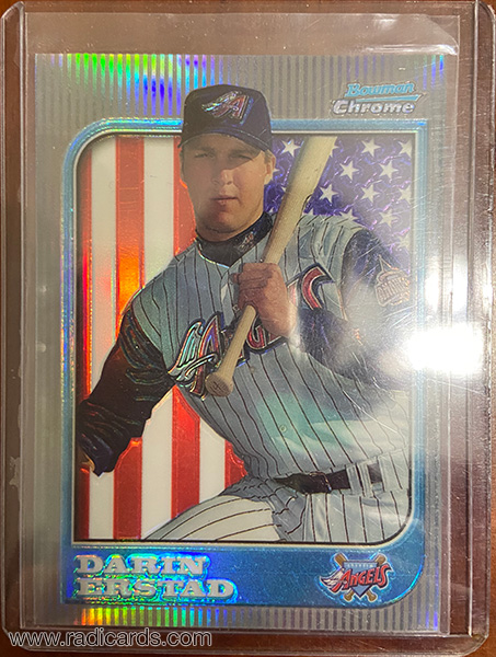 Darin Erstad 1997 Bowman Chrome #116 International Refractor