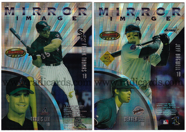 1997 Bowman's Best Mirror Image #M12 Atomic Refractor