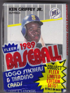 1989 Fleer Baseball Cards Cello Pack