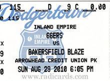 66ers v. Blaze | August 29, 2010