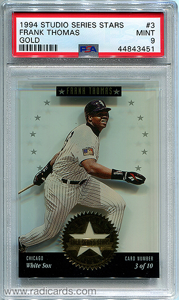 Frank Thomas 1994 Studio Series Stars #3 Gold /5,000