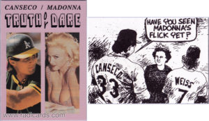 Unlicensed Card featuring Jose Canseco & Madonna