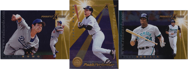 1997 Pinnacle X-Press Men of Summer Baseball Cards
