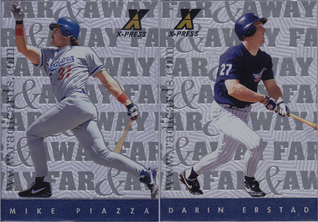 1997 Pinnacle X-Press Far & Away Baseball Cards