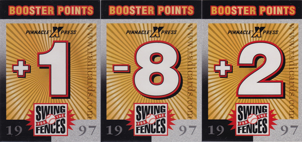 1997 Pinnacle X-Press Points Baseball Cards