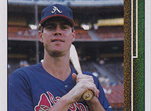 Dale Murphy 1989 Upper Deck #357 Variation Comparison