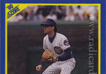 1990 Score Baseball Errors Checklist