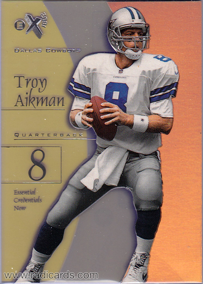 Troy Aikman 1998 E-X2001 #15 Essential Credentials Now /15