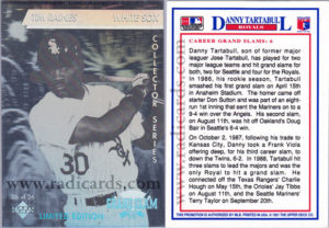 Tim Raines 1991 Denny's Holograms #26 Error