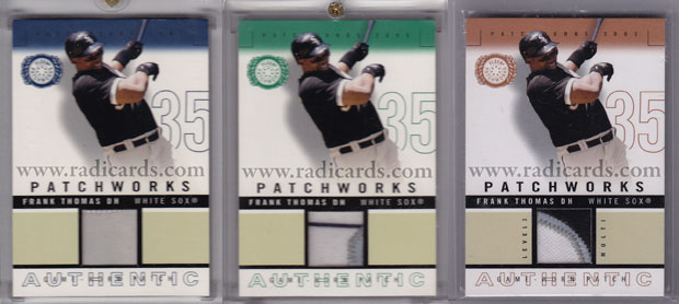 2003 Fleer Patchworks Game-Worn Patch Baseball Cards