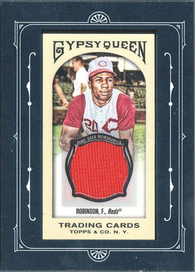 Frank Robinson 2011 Topps Gypsy Queen Framed Mini Relics #FMRC-FR