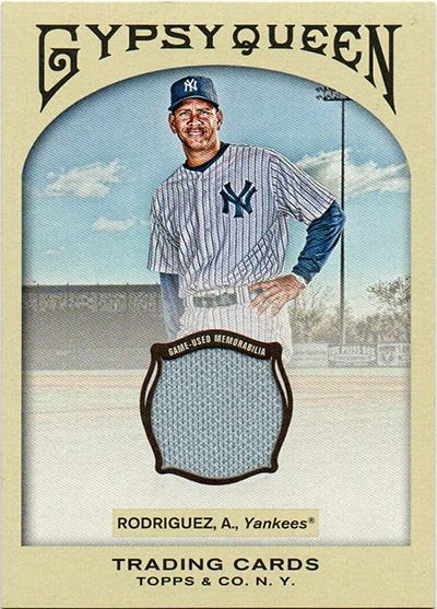 Alex Rodriguez 2011 Topps Gypsy Queen Relics #GQR-AR