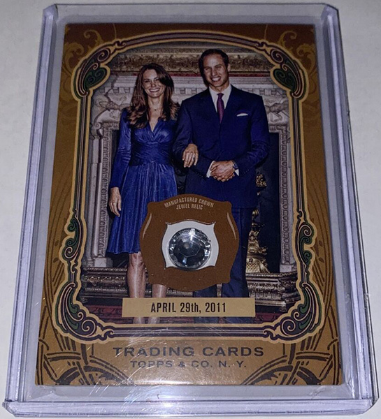 P.William/K.Middleton 2011 Topps Gypsy Queen Royal Wedding Jewel Relic #PWR