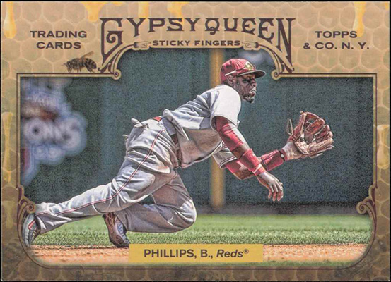 Brandon Phillips 2011 Topps Gypsy Queen Sticky Fingers #SF9