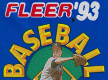 1993 Fleer Series 1 Jumbo Pack Break