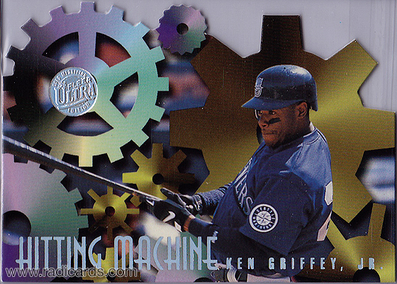 Ken Griffey Jr. 1996 Ultra Hitting Machines #4 Gold Medallion