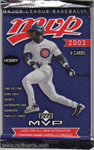 2003 Upper Deck MVP Hobby Pack