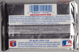 1989 Upper Deck Odds