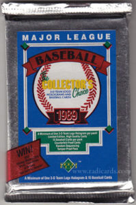 1989 Upper Deck Baseball Pack
