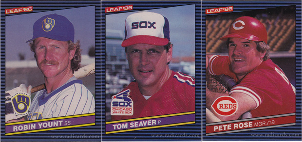 1986 Leaf Baseball Cards
