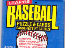 1986 Leaf Baseball Cards