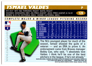 Ismael Valdez 1996 Topps Chrome #128