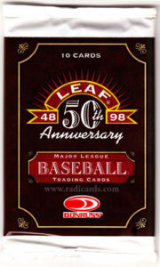 1998 Leaf Baseball Pack