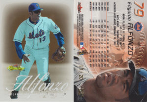 Edgardo Alfonzo 2000 Fleer Showcase #79 Legacy Collection /20