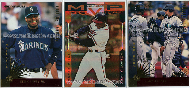 1997 Donruss Team Sets Mariners Baseball Cards