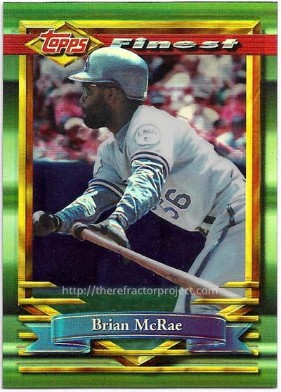 Brian McRae 1994 Finest #62 Refractor