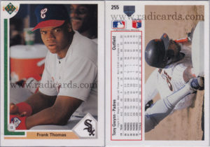 Frank Thomas 1991 Upper Deck #246 Wrong Back