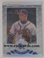 Chipper Jones 2001 Donruss Diamond Kings #DK10 Studio Series /250