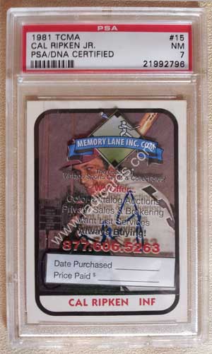 Cal Ripken 1981 TCMA #15