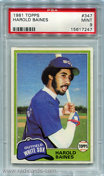 Harold Baines 1981 Topps #347