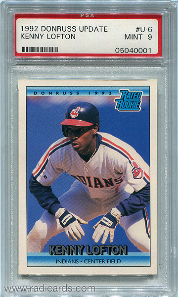 Kenny Lofton 1992 Donruss Update #U-6