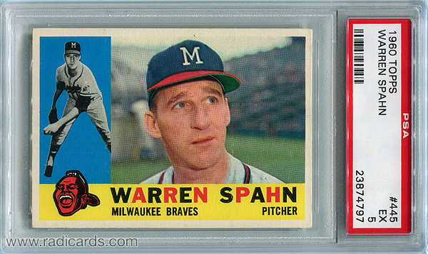 Warren Spahn 1960 Topps #445