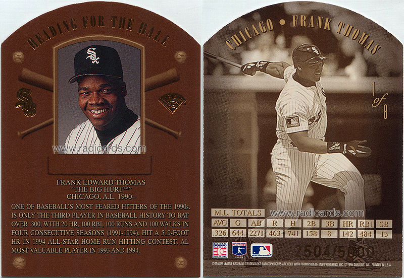 Frank Thomas 1995 Leaf Heading for the Hall #1